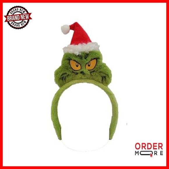 Dr. Seuss Grinch Christmas Headband 2-Pack for Women Teens